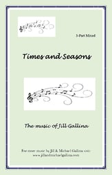 Times and Seasons Three-Part Mixed choral sheet music cover